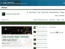 Tablet Screenshot of bicesterhockeyclub.org.uk